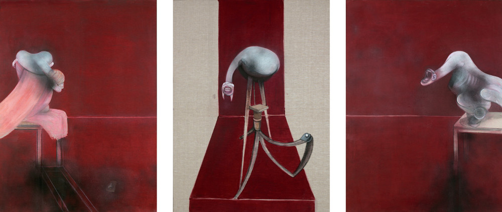 Francis Bacon, Second Version of Triptych 1944, 1988. Oil and acrylic on canvas, © The Estate of Francis Bacon / DACS London 2017. All rights reserved.