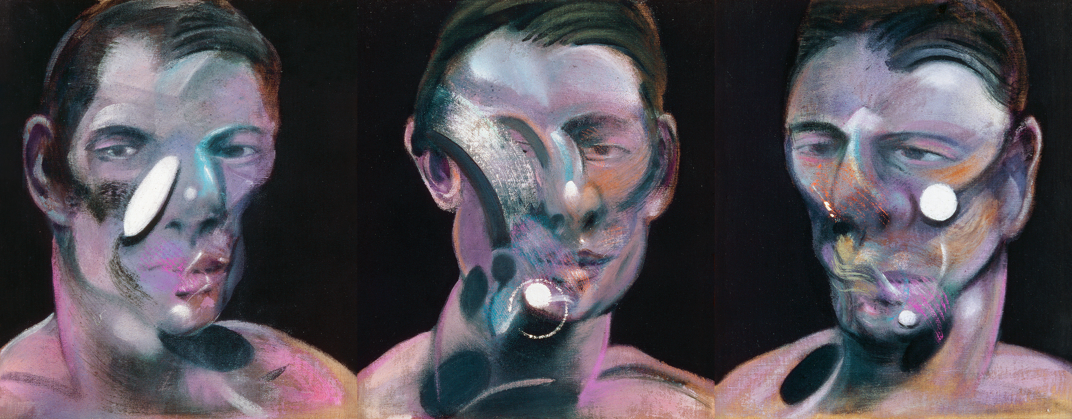 Francis Bacon, Three Studies for a Portrait of Peter Beard, 1975