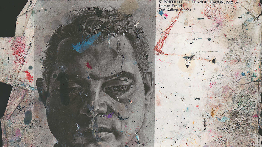 Decorative image: Illustration of Lucian Freud, Portrait of Francis Bacon, 1952, Tate Gallery.