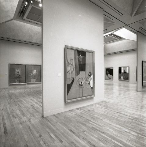 Installation shot from 'Francis Bacon' exhibition, Tate, London, 22 May - 18 August 1985