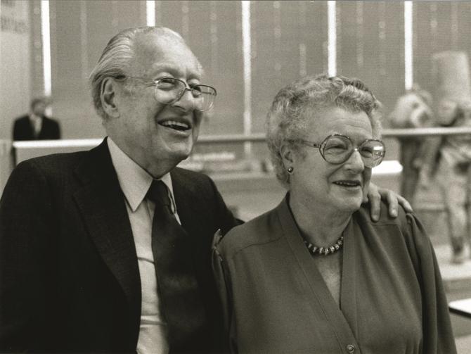 Photograph of Robert and Lisa Sainsbury