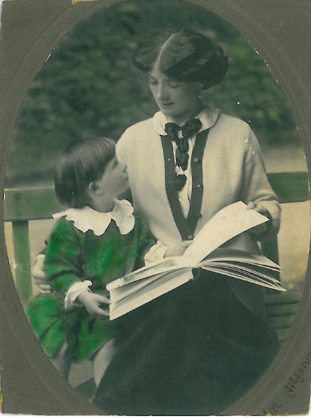 Photograph of Francis Bacon and his mother, Winifred Bacon