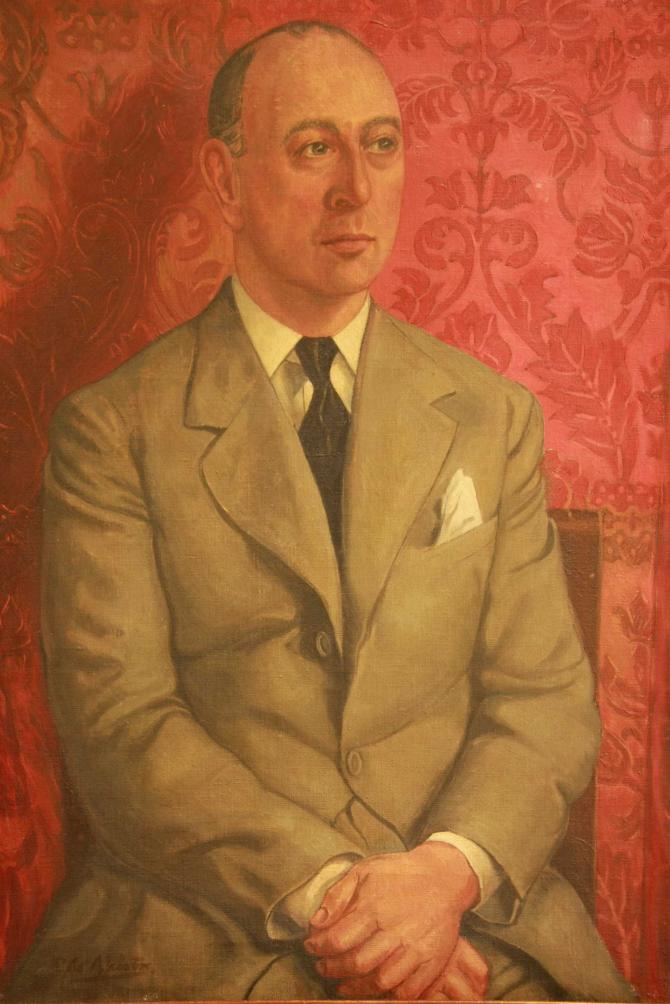 Portrait of Eric Hall, by Roy de Maistre