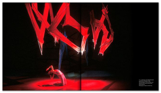 Lucy Burge in the Ballet Rambert production of Wildlife, 1984