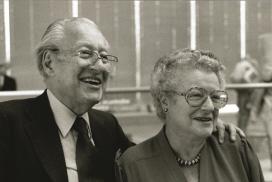 Robert and Lisa Sainsbury, 1985.